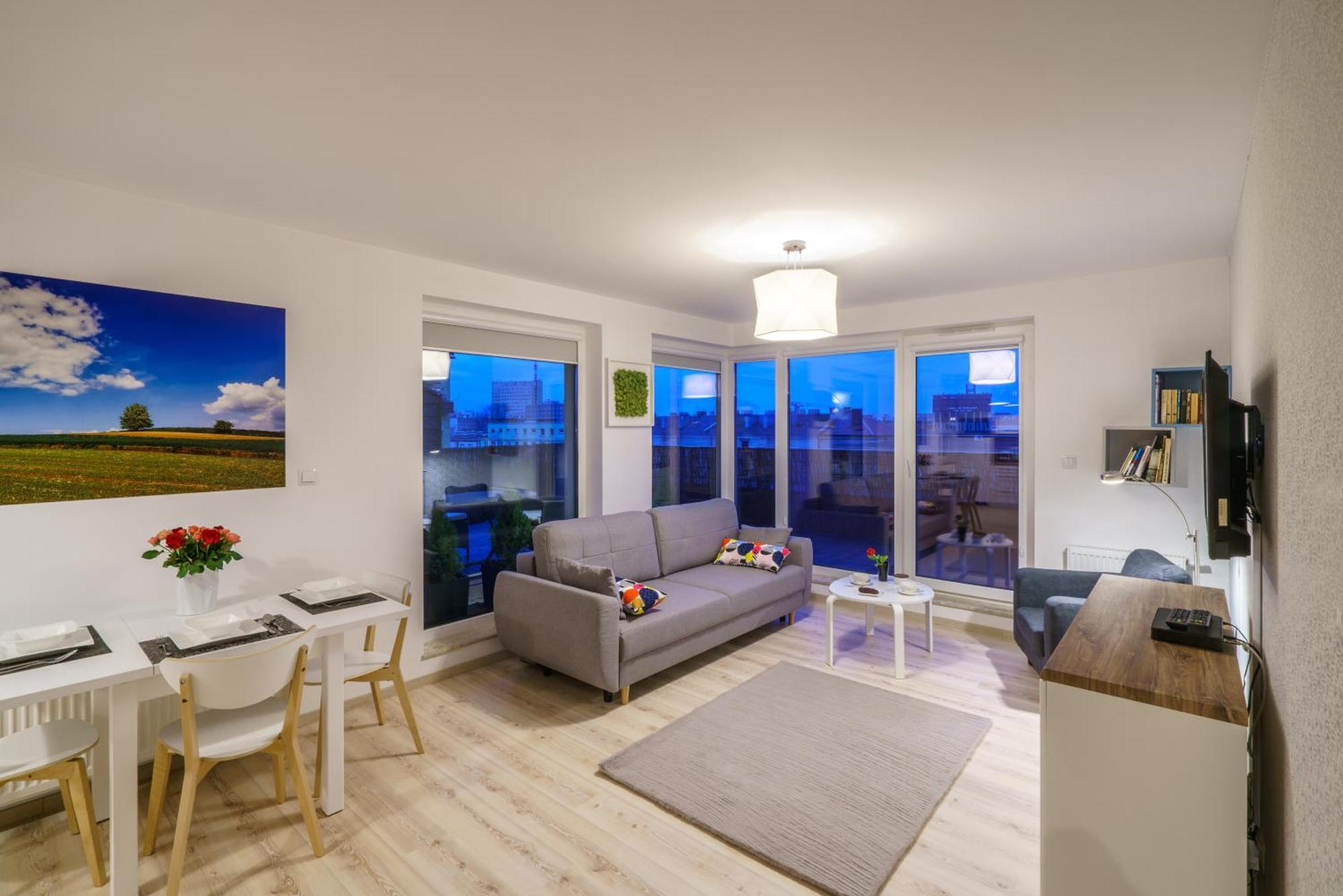Apartament Z Tarasem Келце Екстериор снимка
