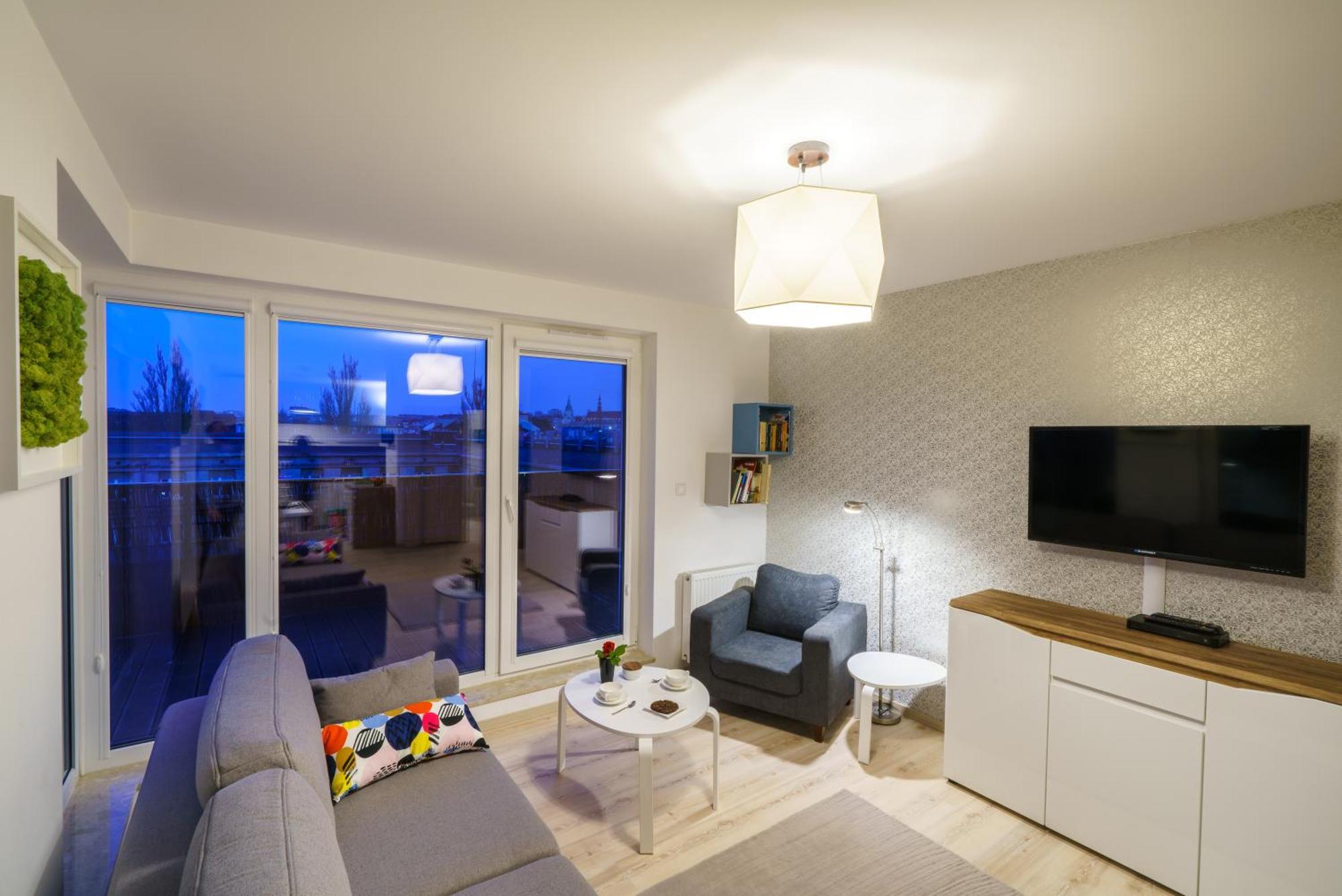 Apartament Z Tarasem Келце Екстериор снимка